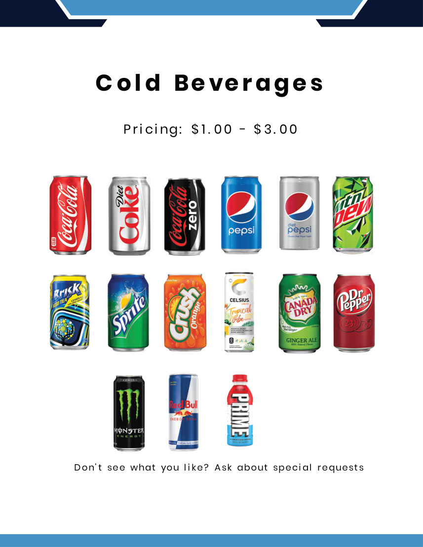 Cold beverages